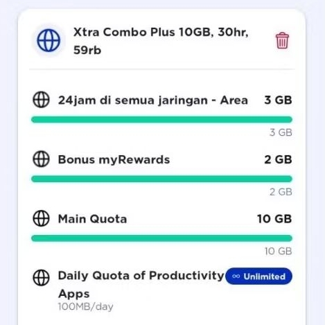 PROMO Paket Data Internet SUPER MURAH XL XCP Multi Add-on Masa Aktif 30 Hari