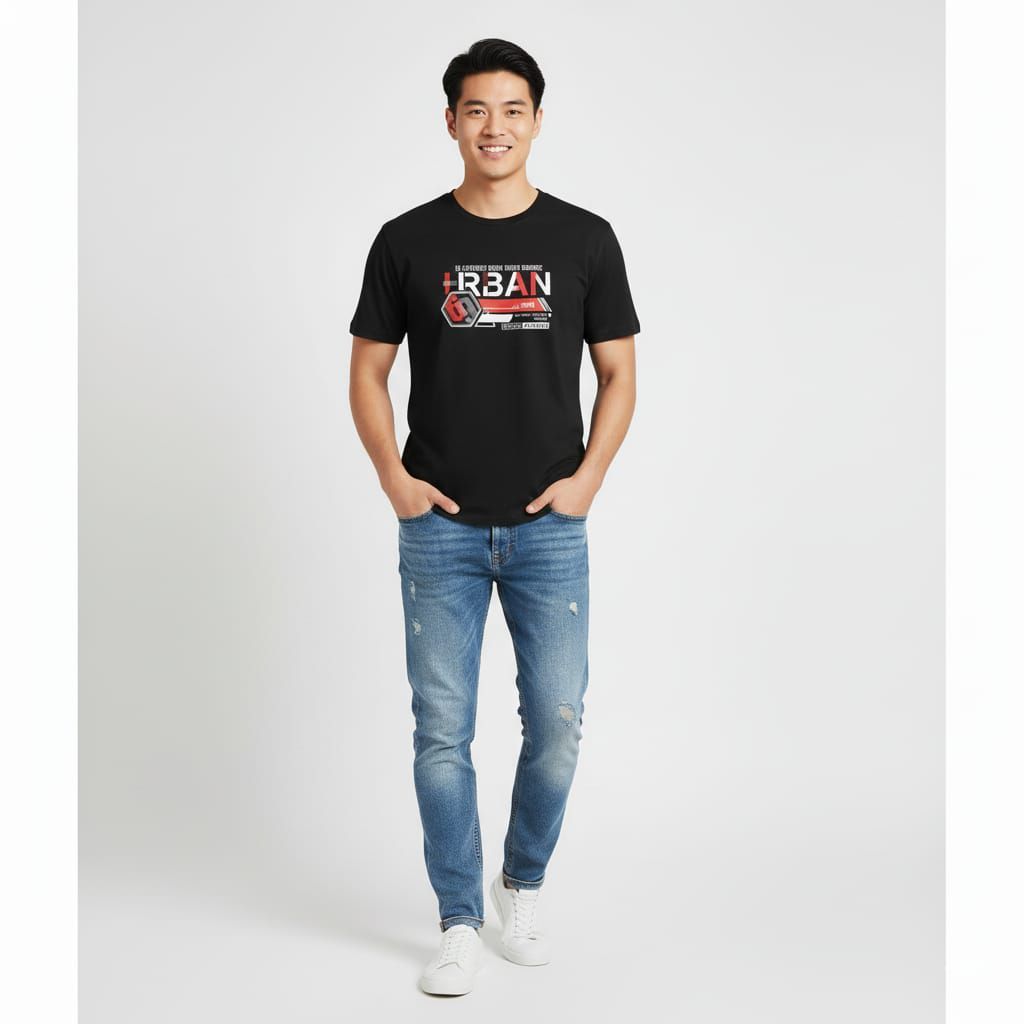 EiffelMall - Baju Distro Original T shirt Pria Baju Atasan Pria Dewasa Kaos Distro DT20