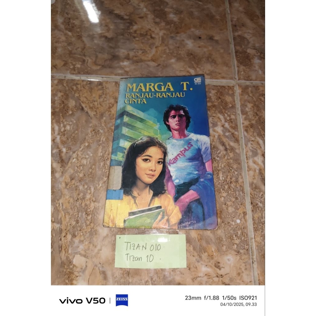 Buku Marga T Ranjau ranjau cinta