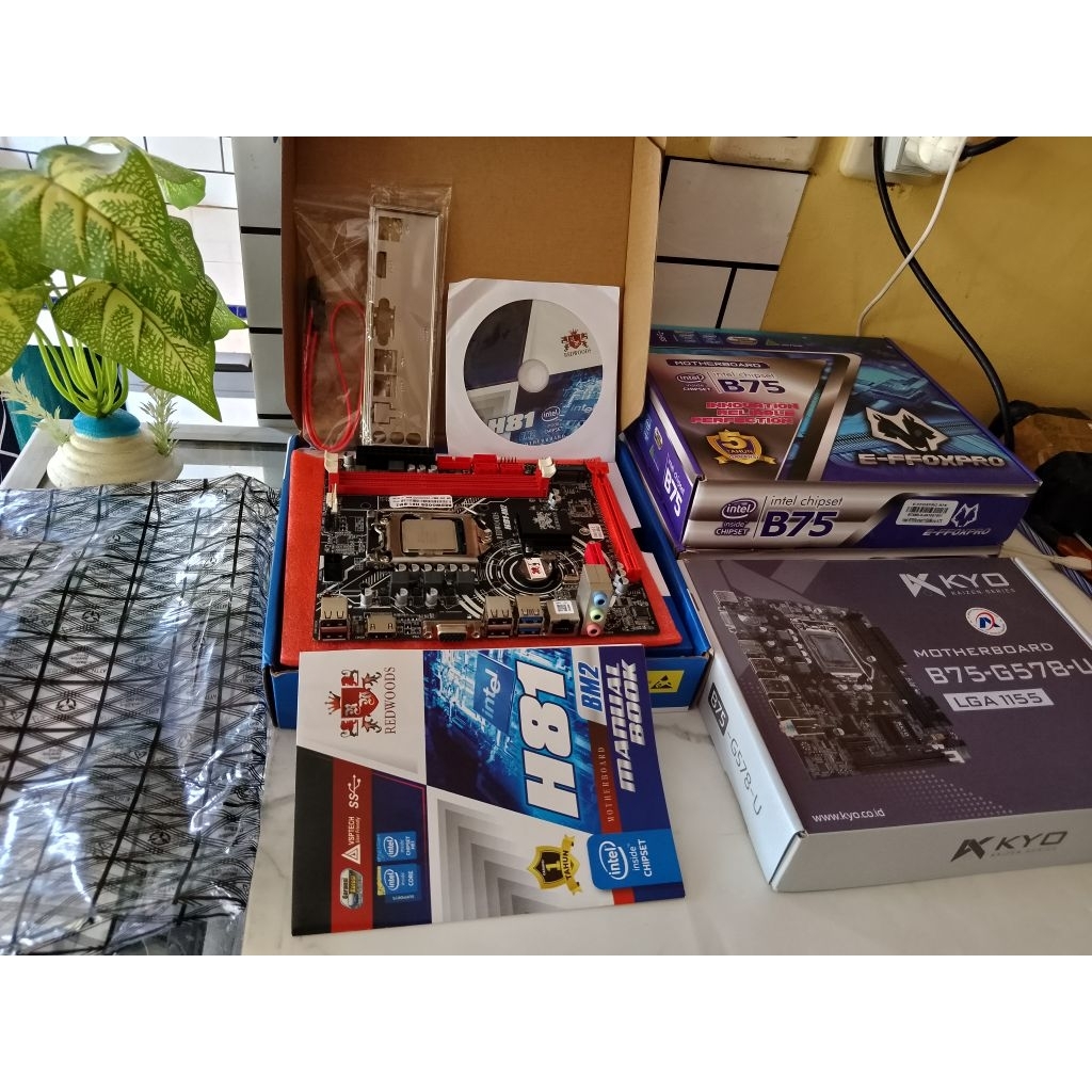 Mobo Baru H81 i7 4790 & i5 Quad Core 4590 4690 4460s GARANSI TOKO