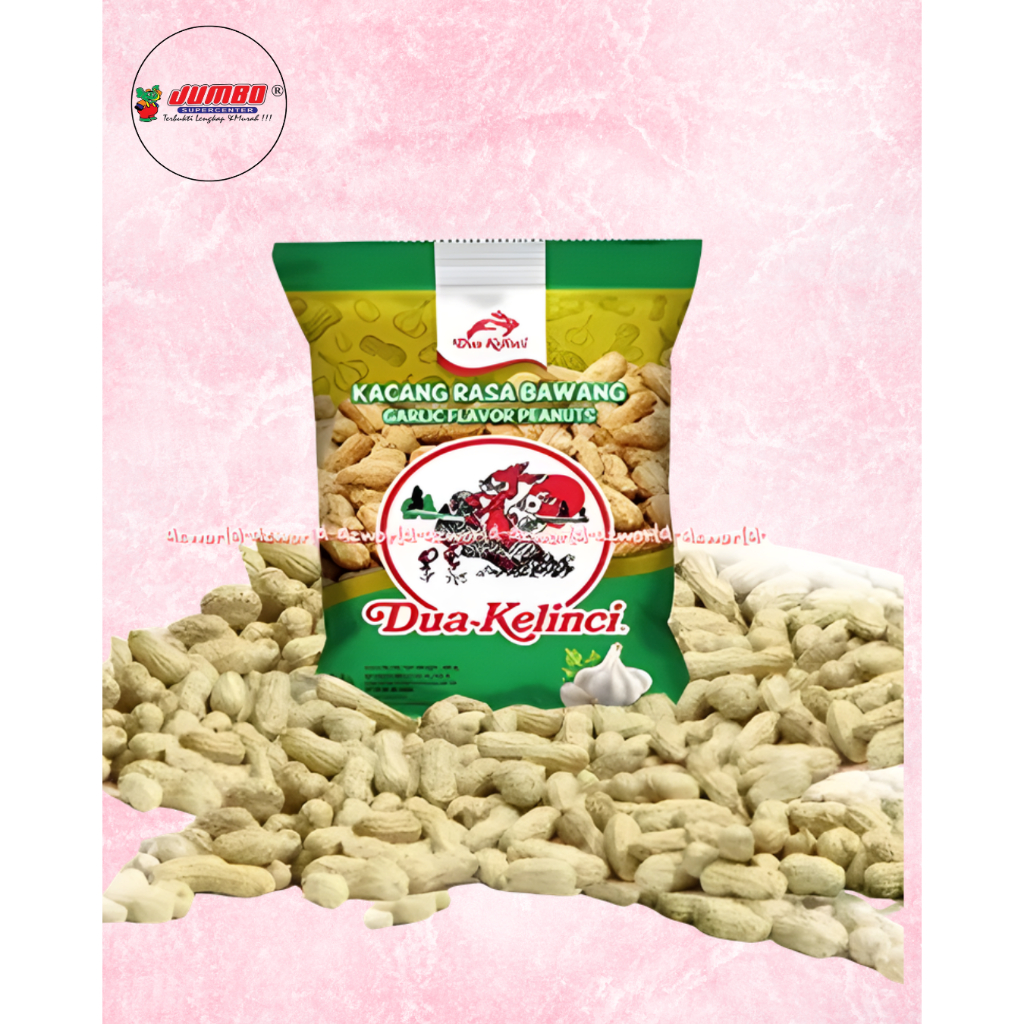 kacang Duo Kelinci kacang bawang 180gr