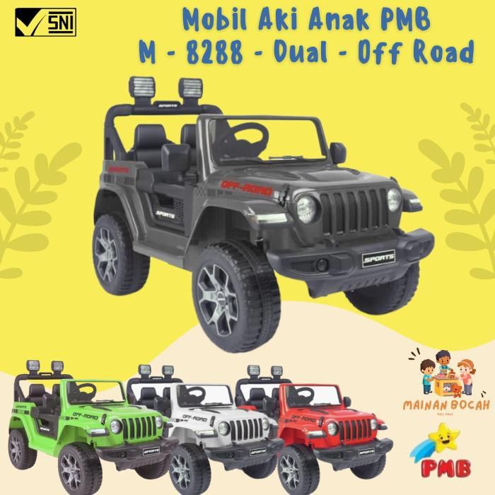 Mobil Aki Pmb M 8299 Rover Radiant Dan M 8299 B - Iron Star Ban Karet / Ban Eva Jeep Rubicon Mainan 
