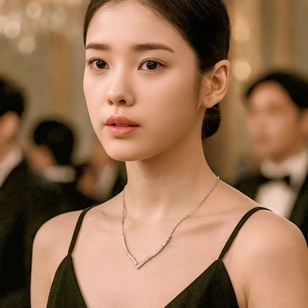 Xuping88 - Kalung Aurel Bronze Crystal Zirconia, Kalung Serut