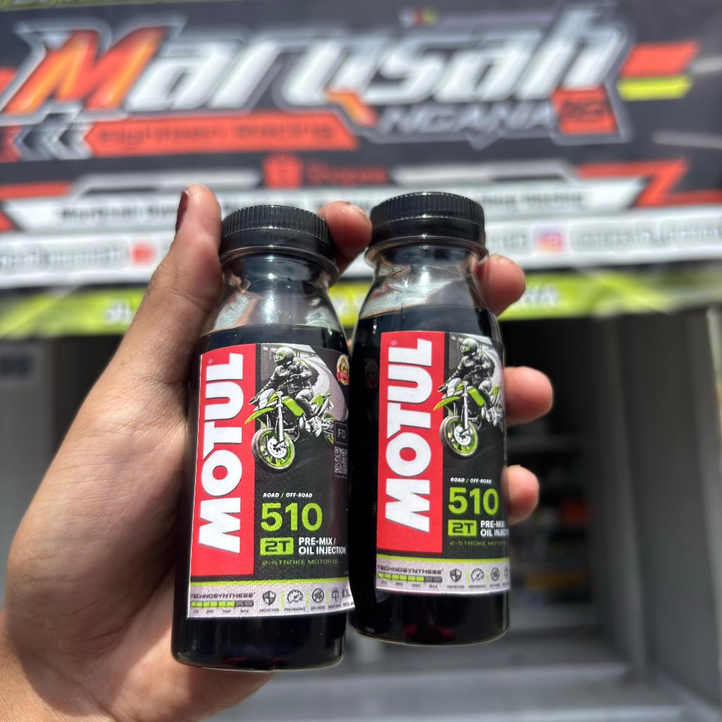 OLI MOTUL 510 2T KEMASAN 100ML OLI MOTUL 510 2T ORIGINAL KEMASAN 100ML Racing Atalah
