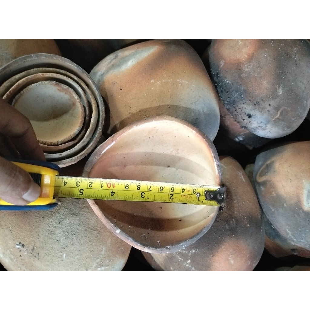 100pcs/no5/12cm/gerabah/kowi lebur/padang