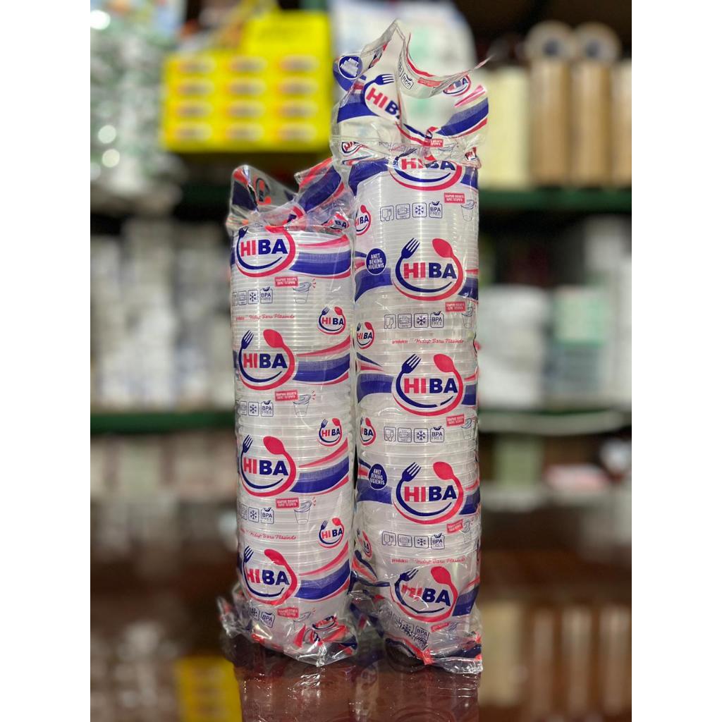 HIBA Cup Puding & Sauce 100 ml & 150 ml Plastik Food Grade Bening Transparan Ideal untuk Puding Jell