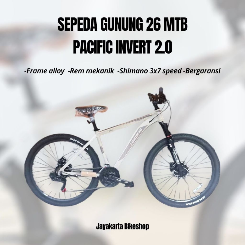 SEPEDA GUNUNG MTB 26 PACIFIC INVERT 2.0 | SEPEDA GUNUNG DEWASA ADULT MOUNTAIN BIKE | ORIGINAL DAN BE
