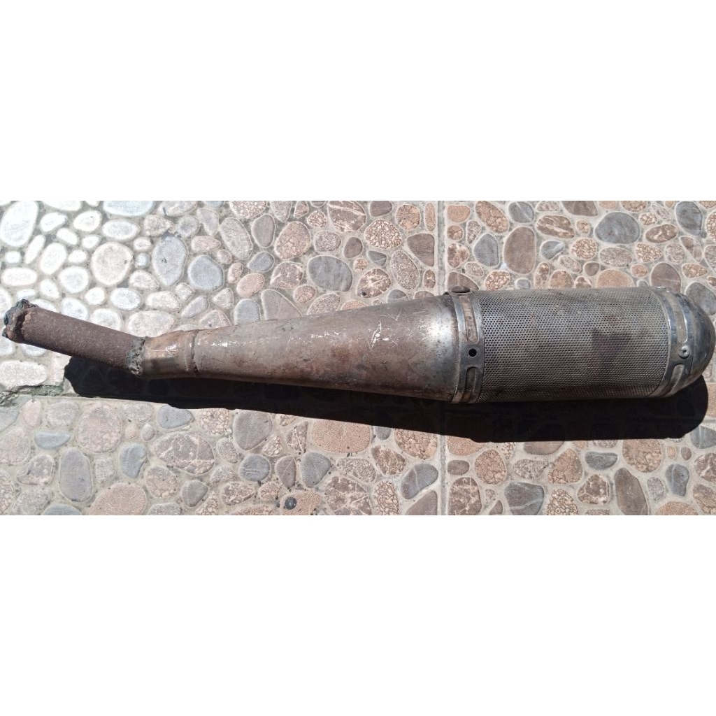 motor bebek silincer knalpot racing bekas pakai