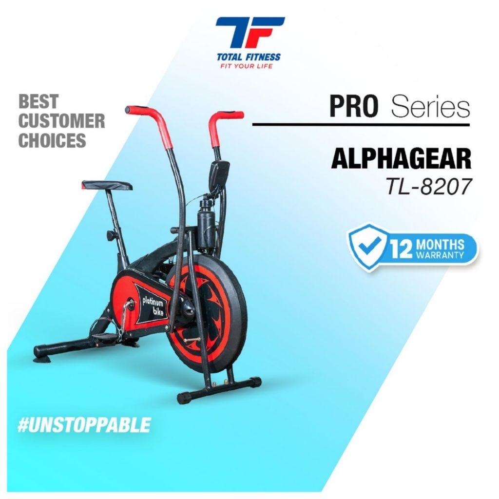 TOTAL FITNESS Sepeda Statis Olahraga Indoor Platinum Bike TL-8207