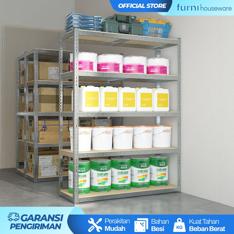 rak susun serbaguna susun 4 tingkat rak besi susun 5 tingkat gudang besi  3 tingkat peralatan