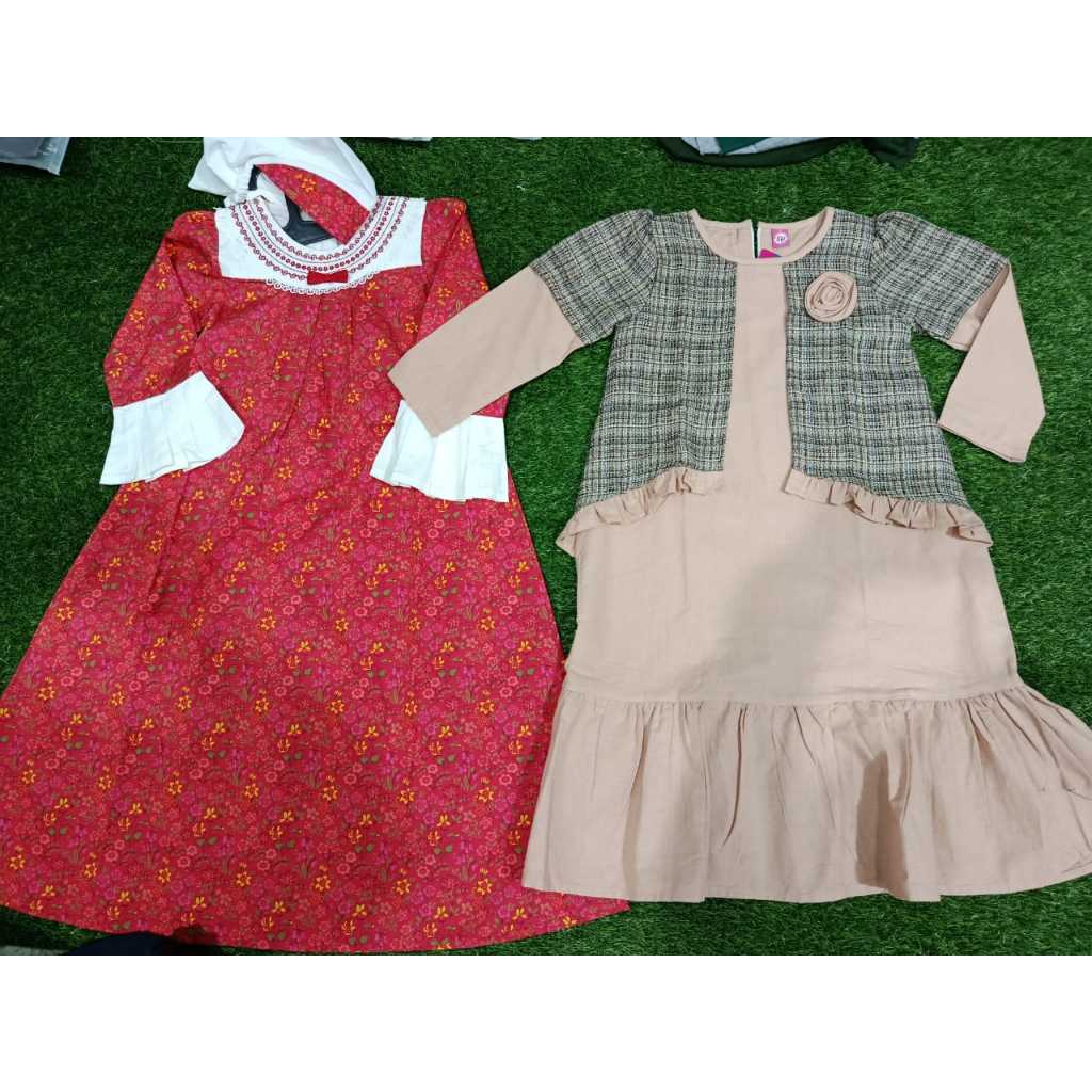 GAMIS ANAK KIDZTOO | BODY KIDZ KIDZ TOO| GAMIS ANAK MUSLIM| GAMIS KATUN SIZE 4-12