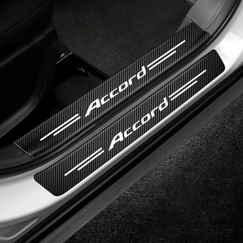 Stiker Pelindung Ambang Pintu Mobil untuk Honda ACCORD 7, 8, 9, 10 2003, 2007, 2010, 2014, 2022, 202