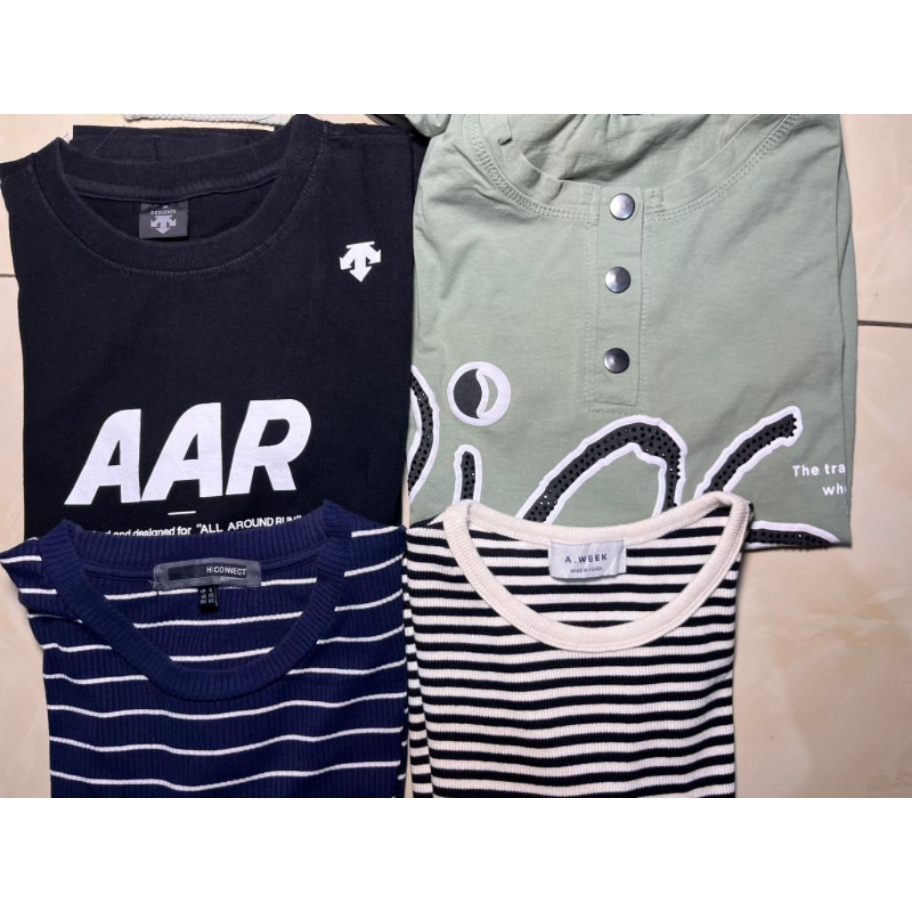 kaos wanita branded ori second