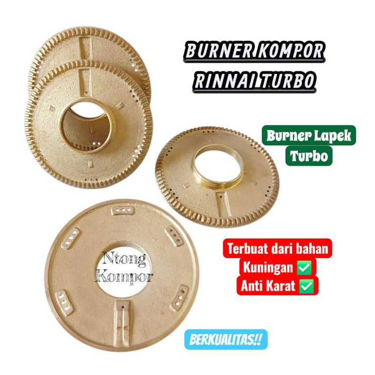 Burner Rinnai Turbo Baru / Burner Lepek kompor Rinnai