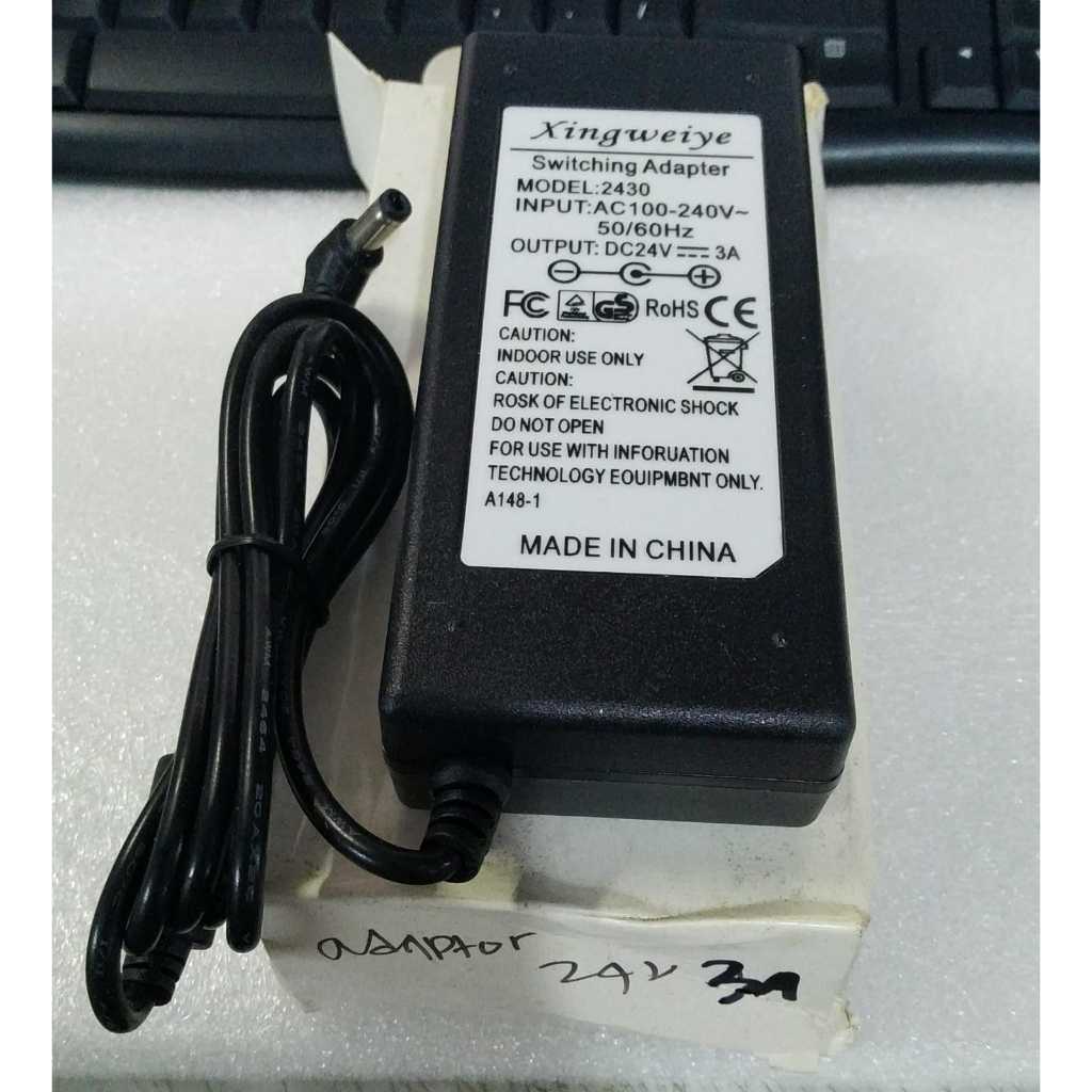 Adaptor 24v 3A DC