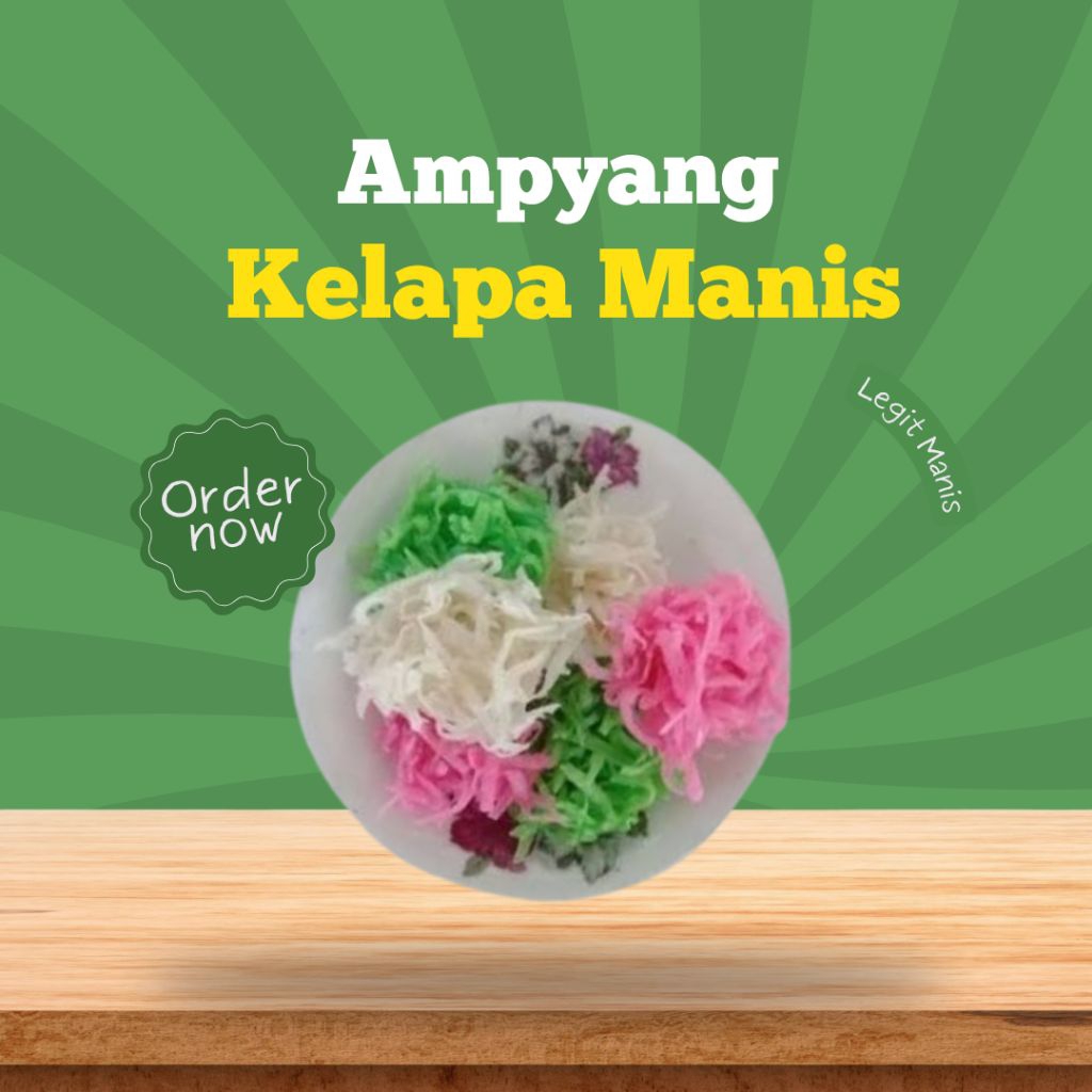 Ampyang kelapa manis/gula kelapa