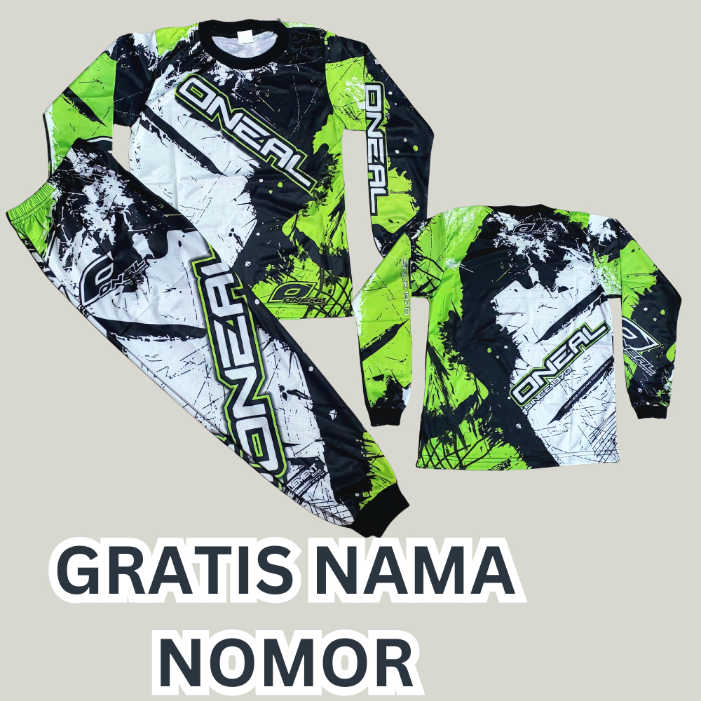 Setelan motor cross/baju motor cross/setelan baju motor cros Honda murah