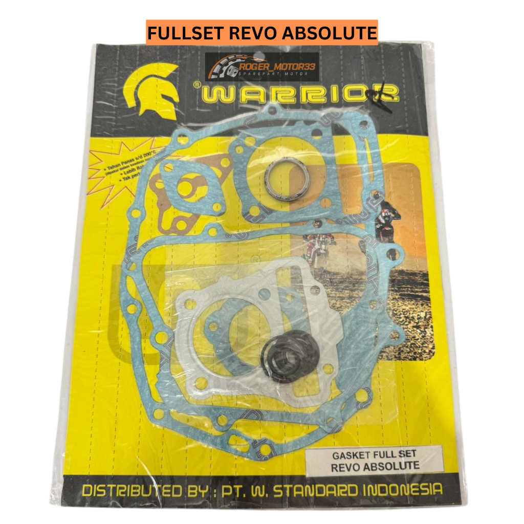 GASKET PAKING PACKING FULLSET REVO ABSOLUTE MERK WARRIOR