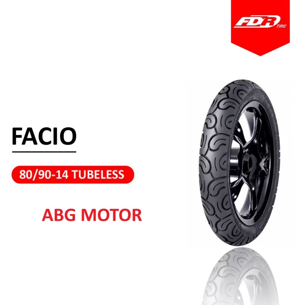 BAN LUAR FDR TUBLESS 80/90-14 FACIO