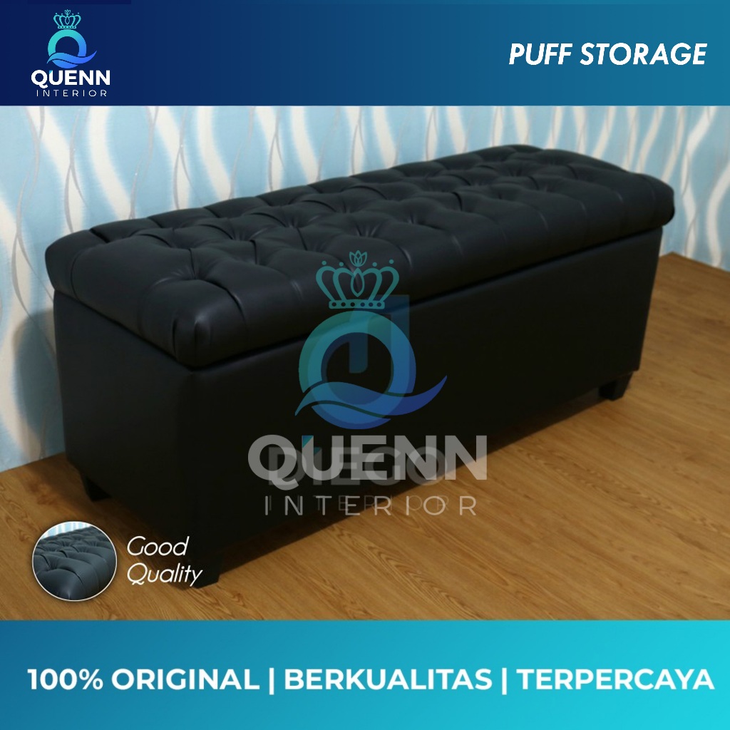Kursi Puff Storage / Puff Sofa Storage / Kotak Penyimpanan