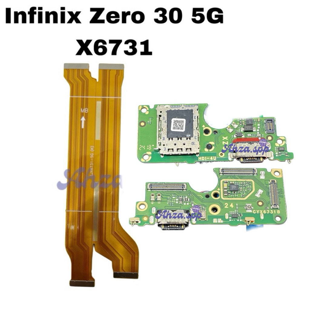 Papan Cas / Flexible Board / Conector Cas Infinix Zero 30 5G X6731