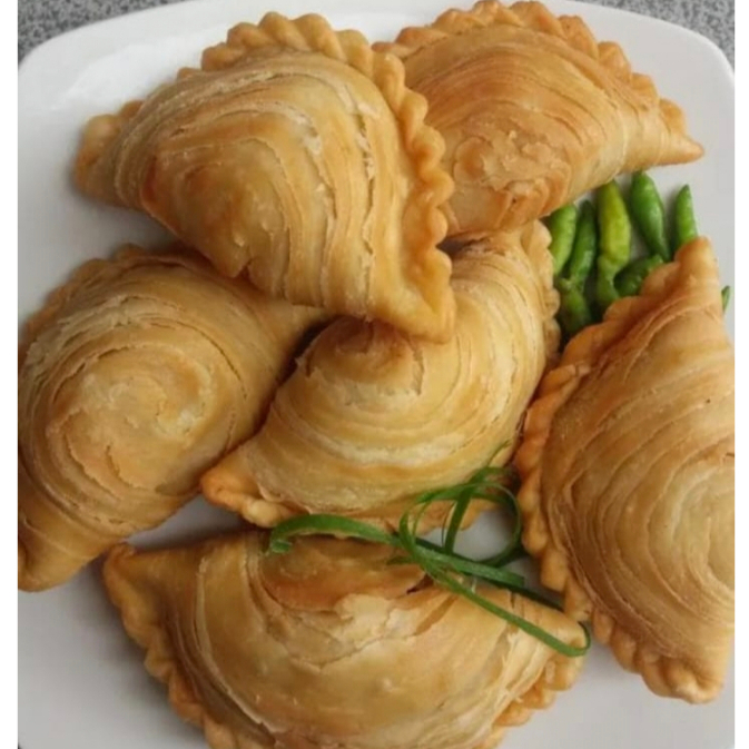 Pastel Kari Malaysia Isi 5 Pcs - Karipap Pastel Curry Puff Ayam