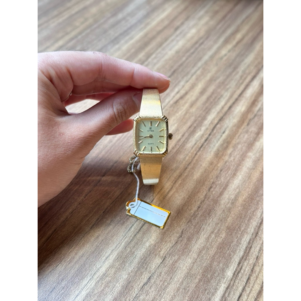 Cyma Tank Vintage Watch / Jam vintage wanita