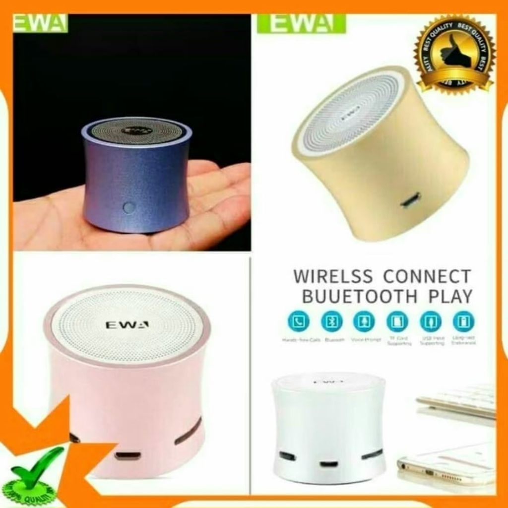 Original Speaker Bluetooth EWA A104 Speaker Murah Speaker Mini