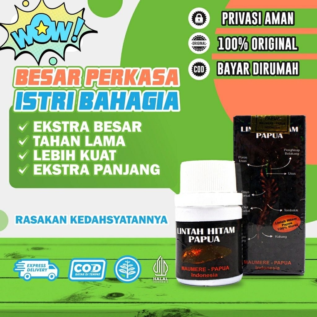 Special privasi aman Minyak Lintah Hitam produk PT Sehat Sentosa Original_Lintah Papua