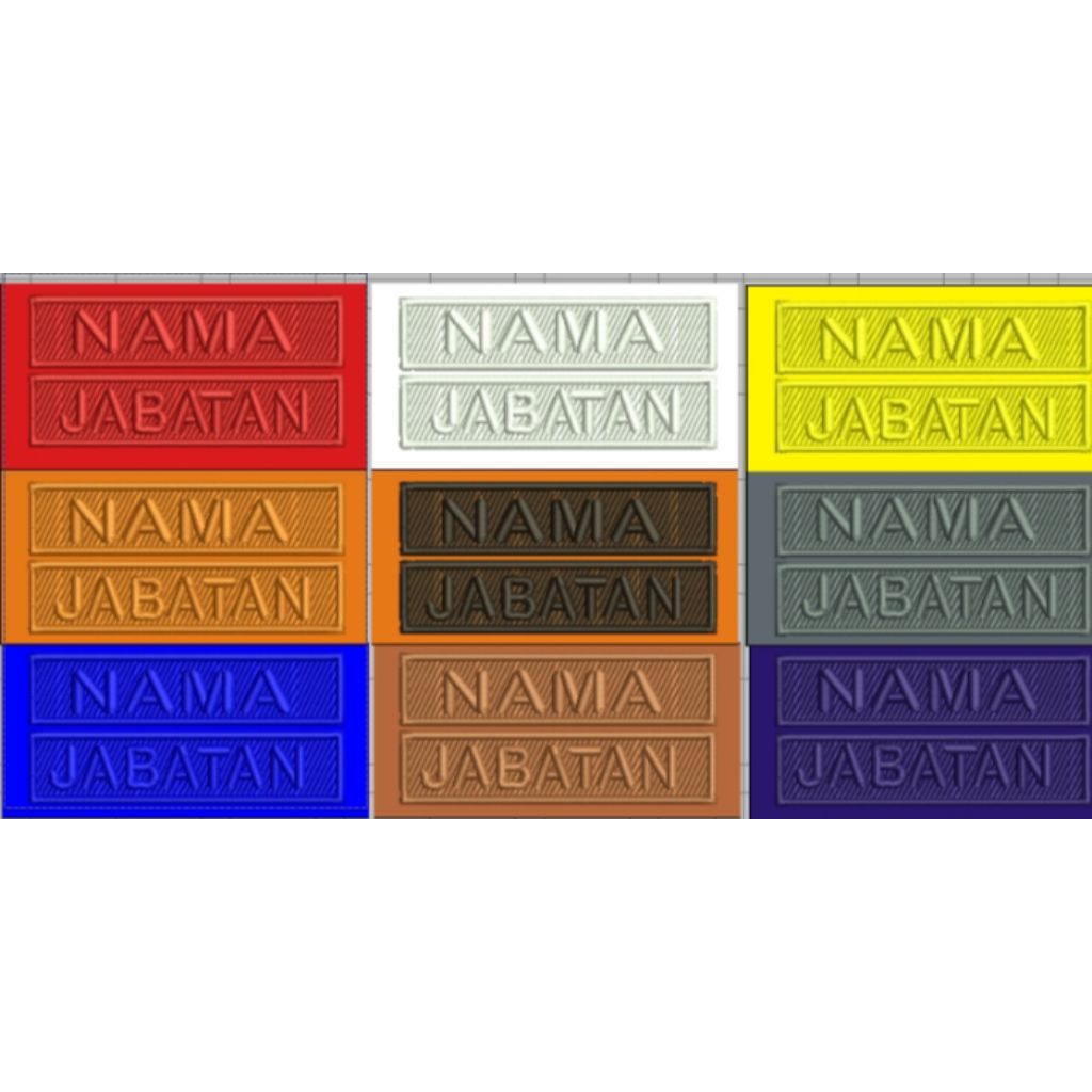 BET NAMA CASTEM/BORDIR TIMBUL/BUAT BAJU TACTIKAL