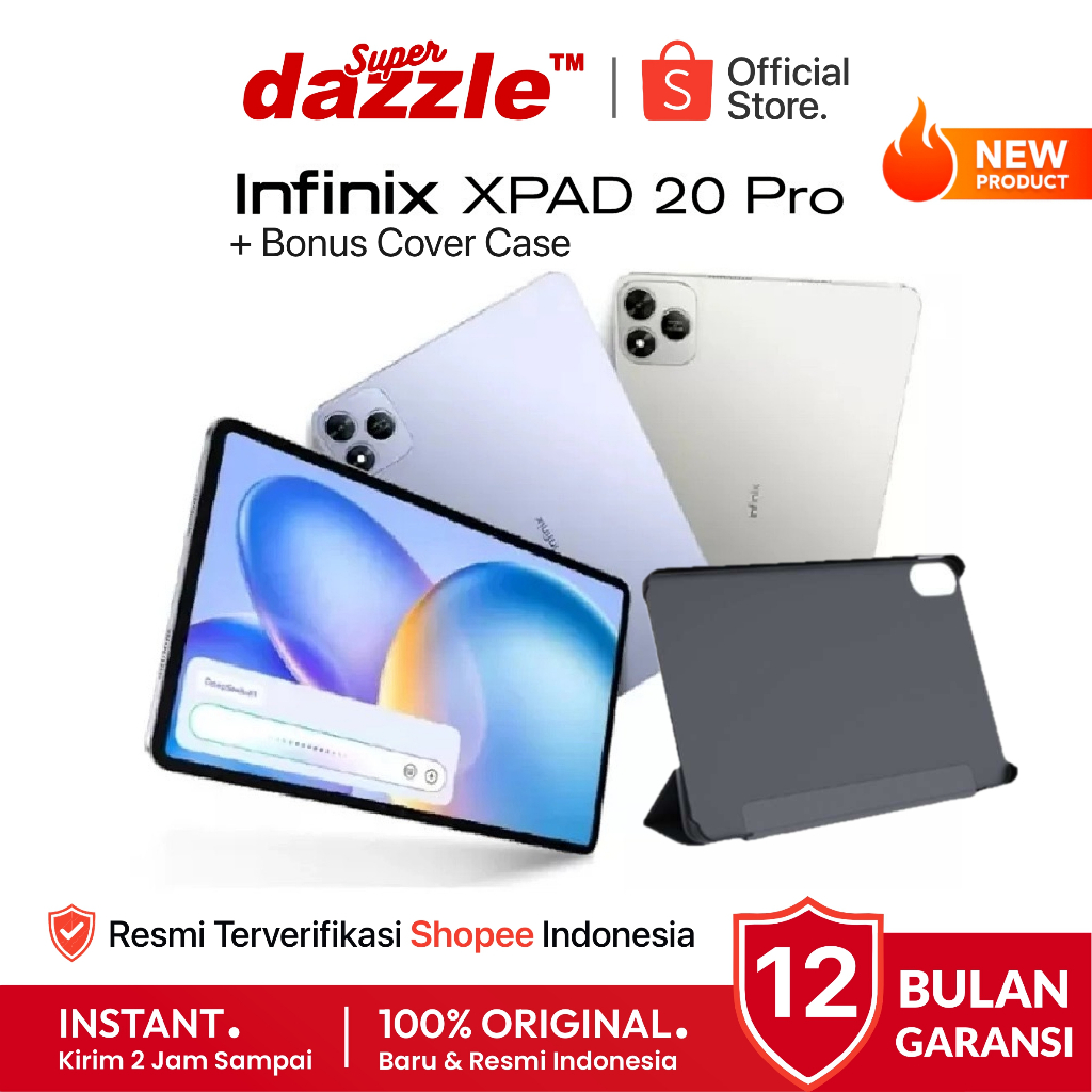 Tablet INFINIX XPAD 20 Pro 8/256 GB Tab Sim Card Pad 4G LTE WiFi Original Resmi Official Store