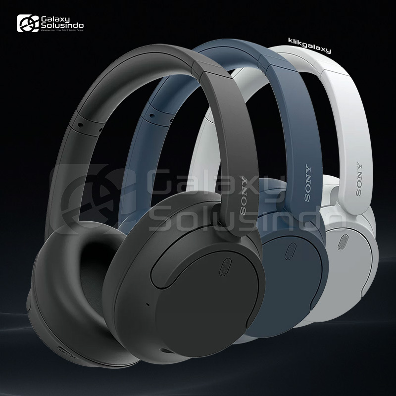 SONY WH-CH720N Bluetooth 5.2 With Noise Cancelling Headphone - Black / White / Blue - GS