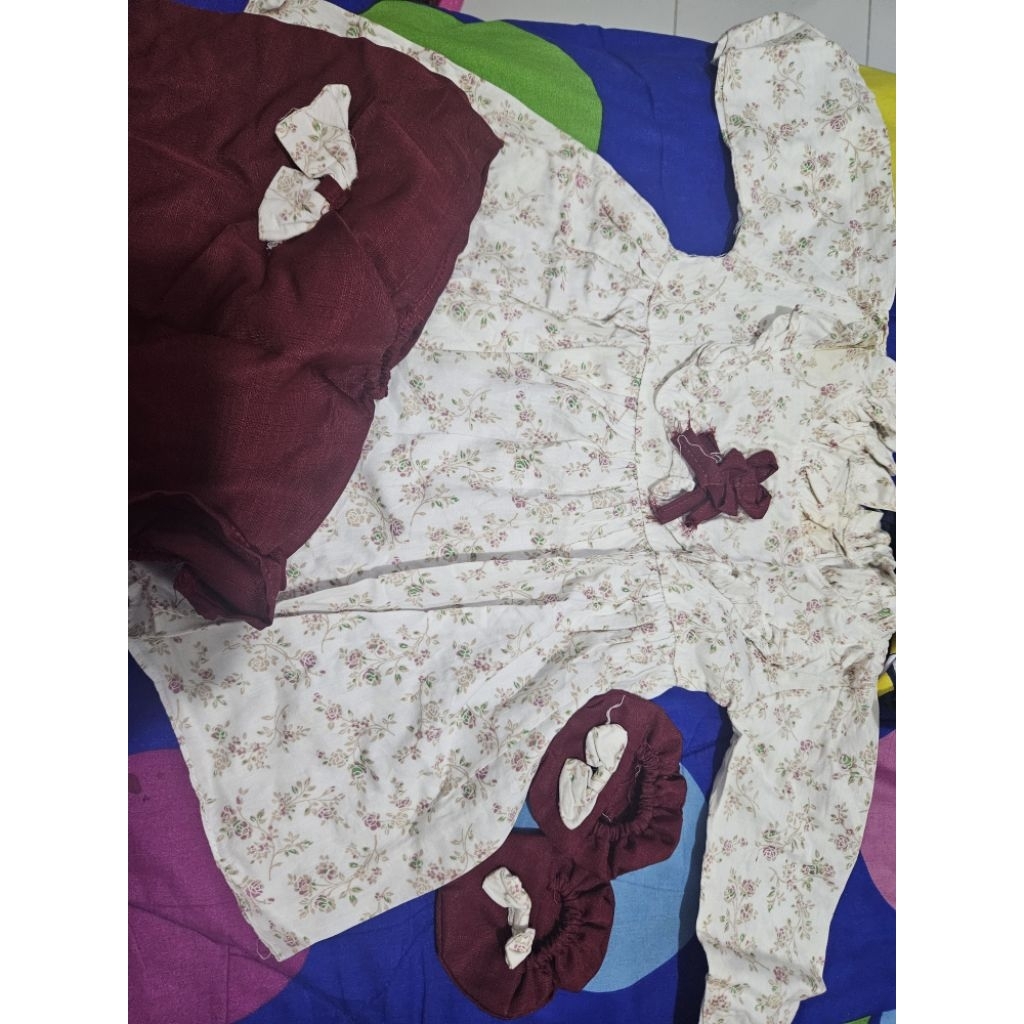 preloved baju aqiqah anak perempuan