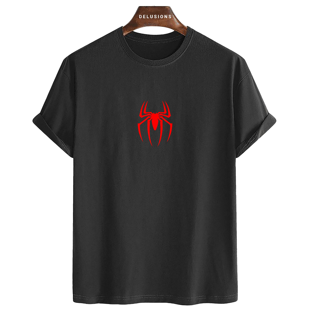 Kaos Distro Pria Spiderman Baju Oblong Cowok Simpel Tshirt Keren