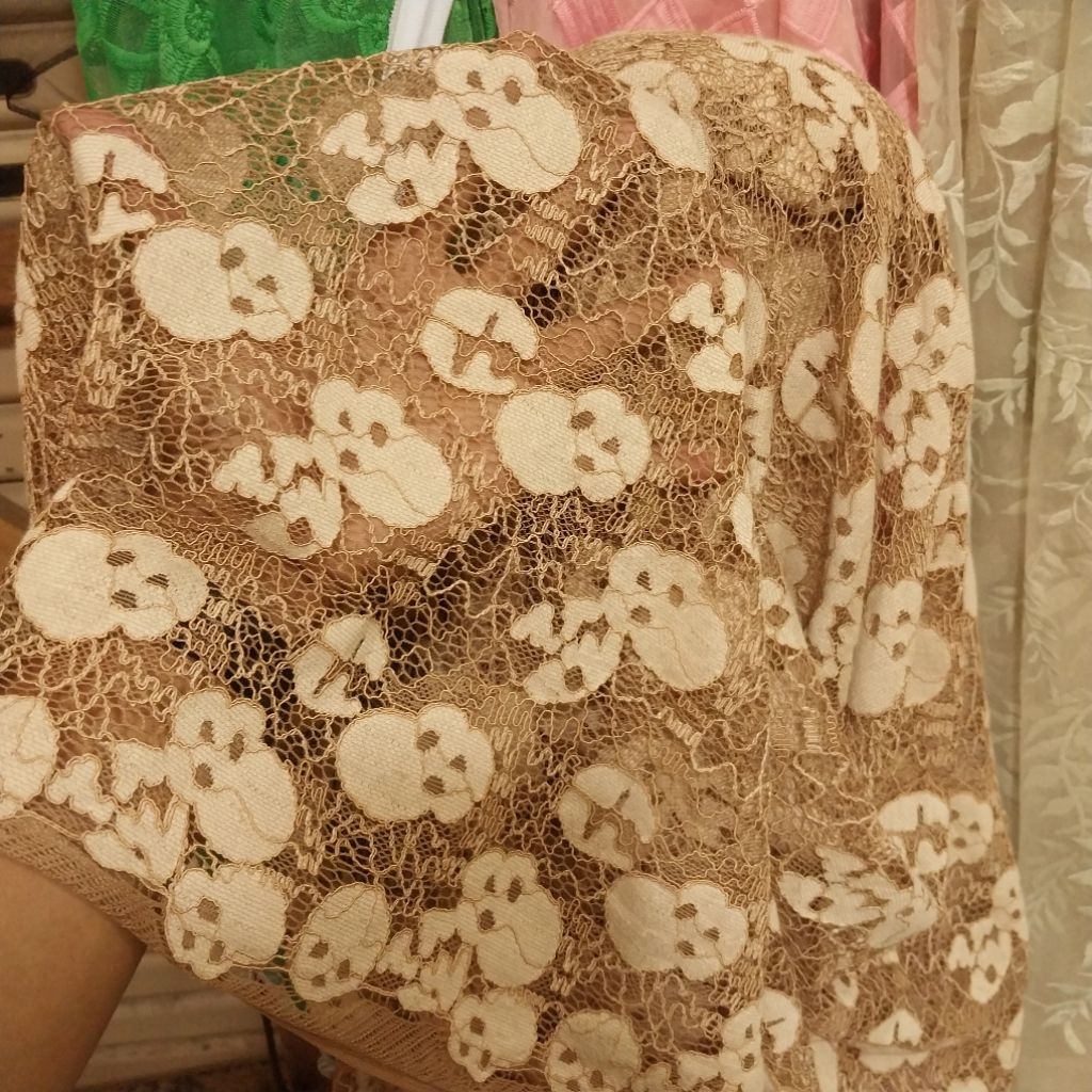 Kain/Bahan/BRUKAT LACE/Premium/Impor