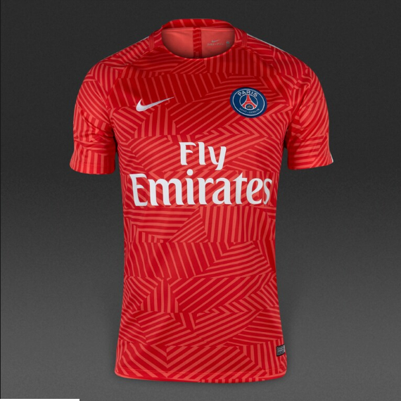 KAOS Nike PRE MATCH PSG SMALL PARIS SAINT GERMAIN Dry Top S/S SQD GX jersey 809740-851