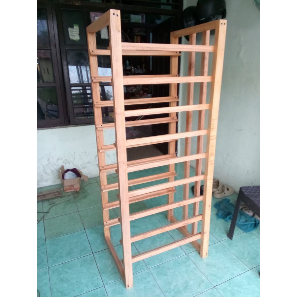 Tecnic_Capital Rak Loyang Kayu Bakery 4060 / Rak Proofing Donat & Roti 10/15 Susun (Gratis Roda)