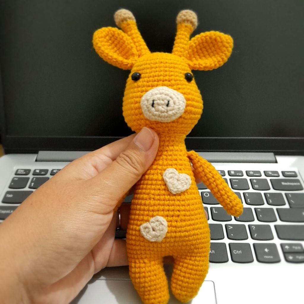 Boneka Jerapah Amigurumi Jumbo