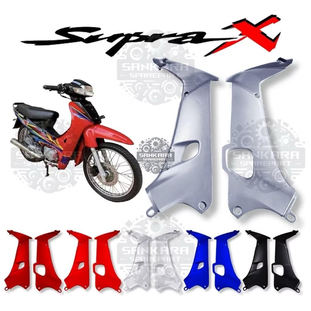 Sayap Dalam Supra X Lama Kepang Supra Fit Lama Supra X Lama 110 Warna Hitam Merah Biru Putih Silver 