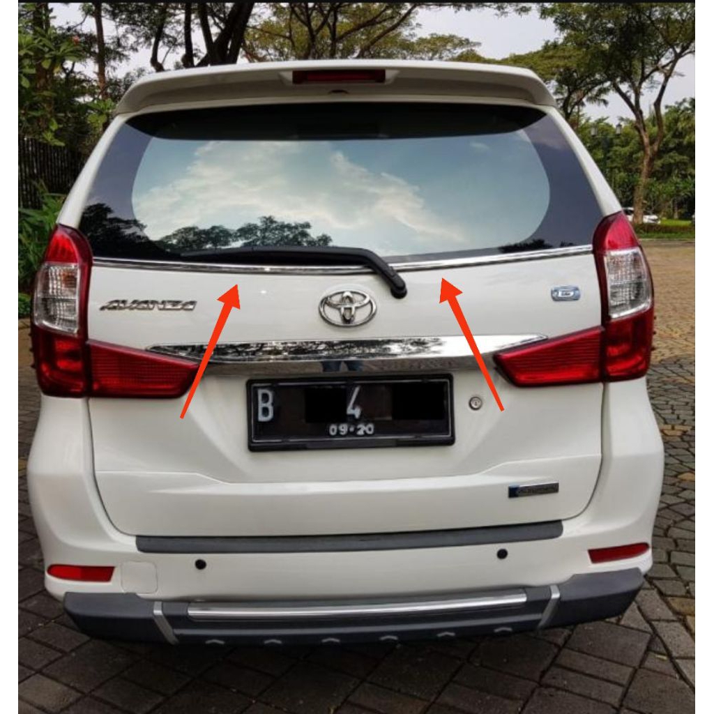 List lis Kaca Belakang Avanza Xenia 2012 - 2011 Croome