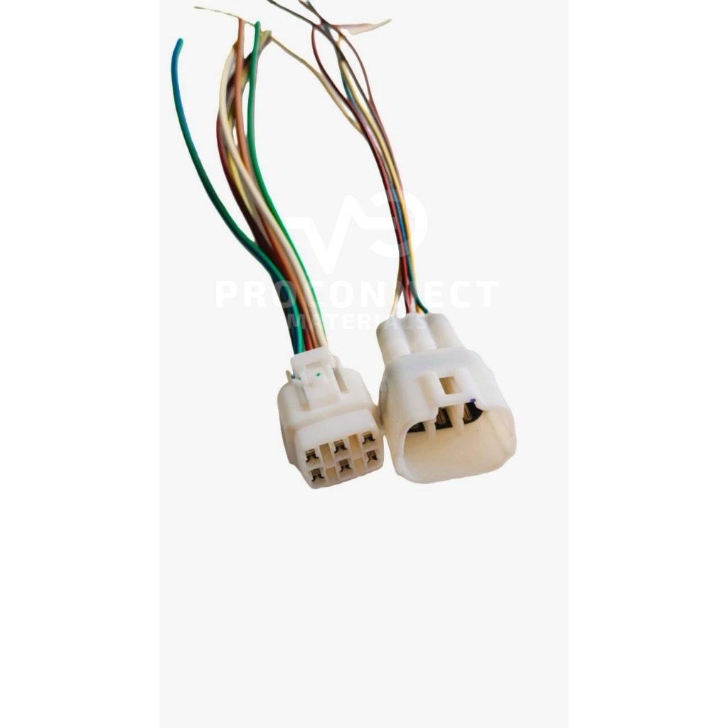 SOKET SOCKET DLC 6 PIN MALE FEMALE - SUZUKI SEPASANG