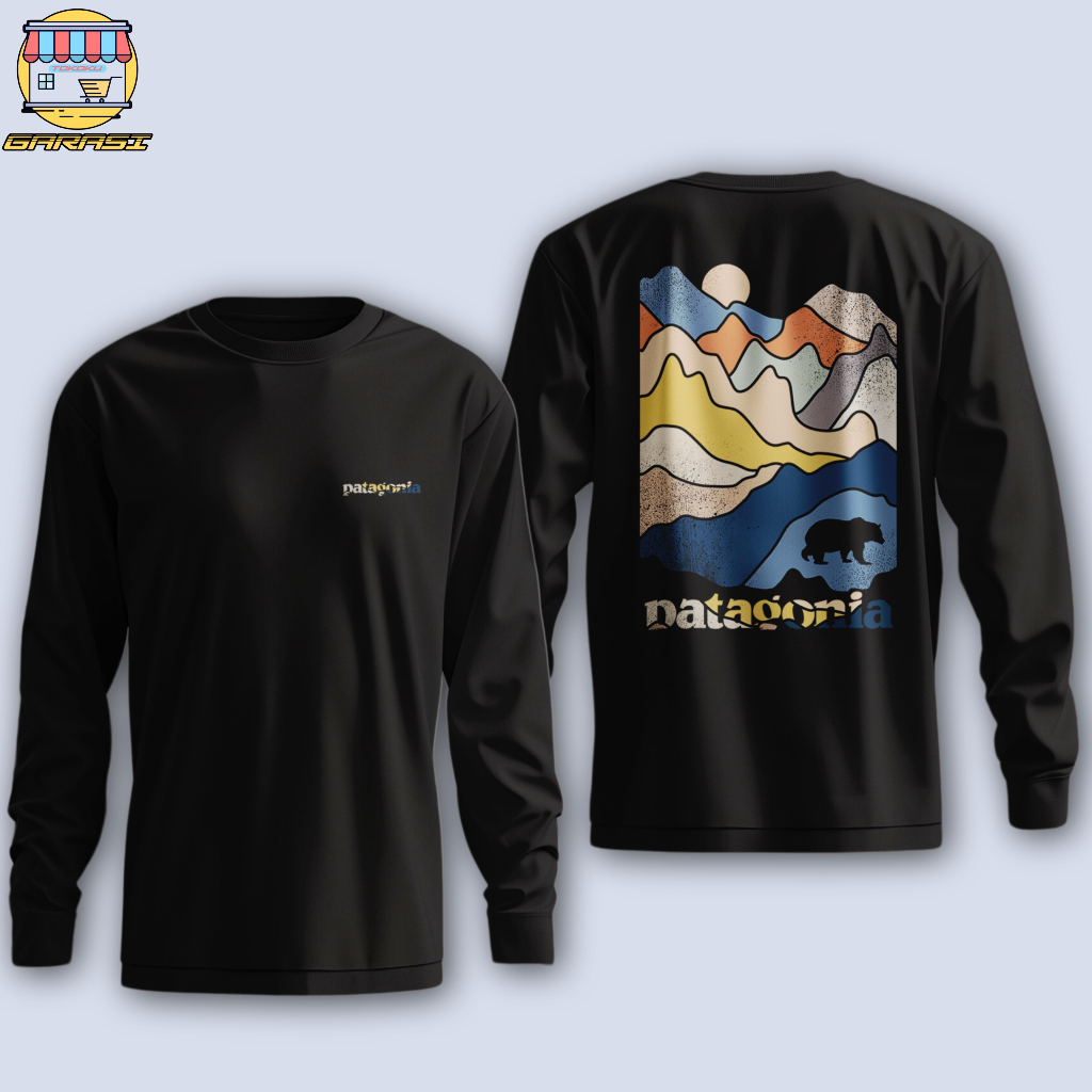 garasi tokoku kaos pendaki gunung patagonia unisex pria dan wanita baju outdoor lengan panjang 4