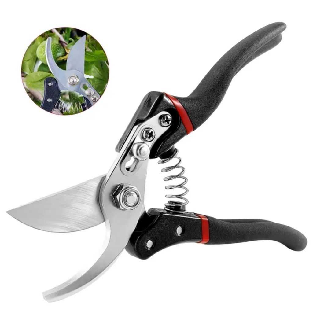 Gunting Ranting Dahan Pohon Baja Karbon Gardens Pruning Shears Gunting Kebun Taman