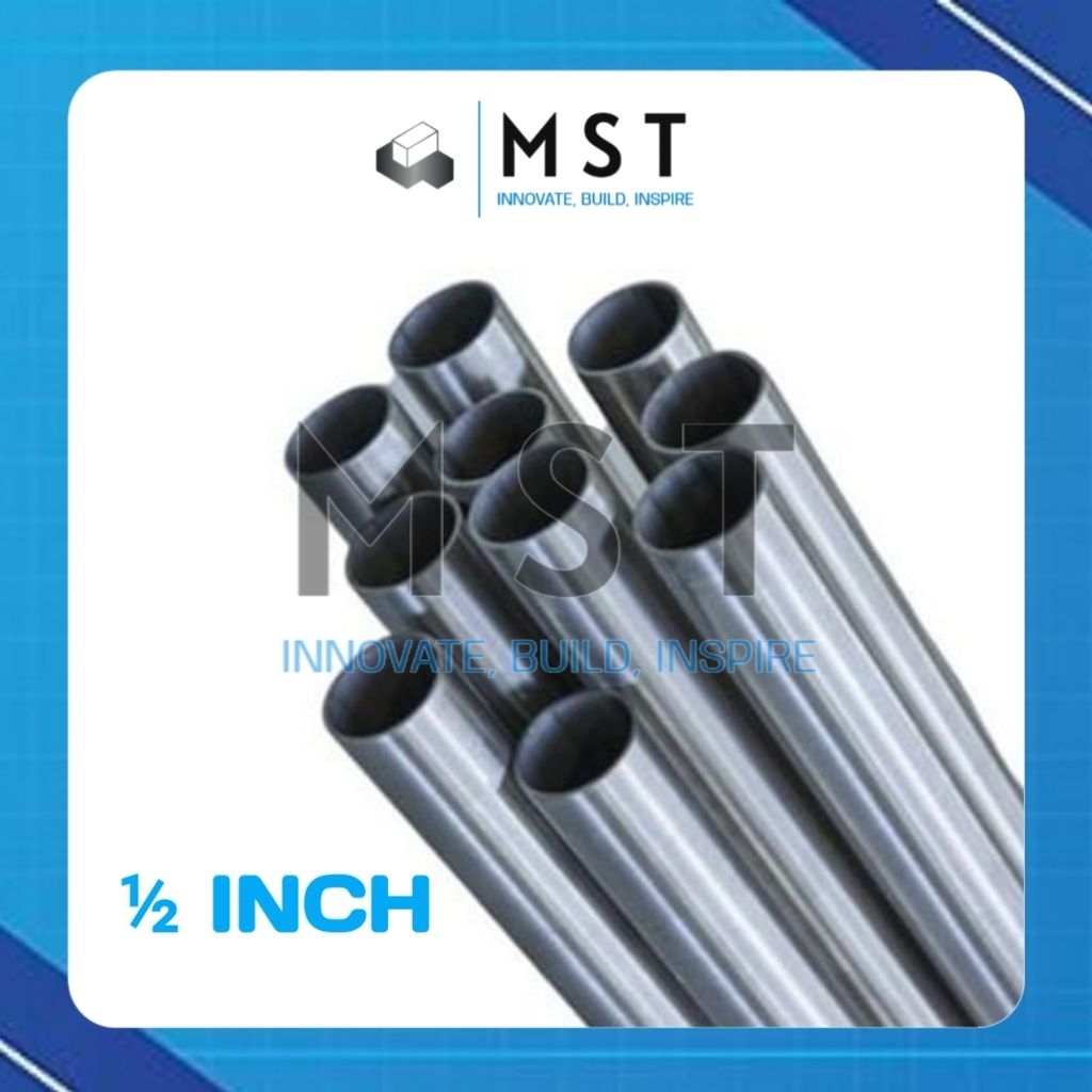 PIPA BULAT GALVANIS ½ INCH, TEBAL 1,6MM, PANJANG 1 -3 METER || PIPA BESI BULAT || PIPA BESI ANTI KAR