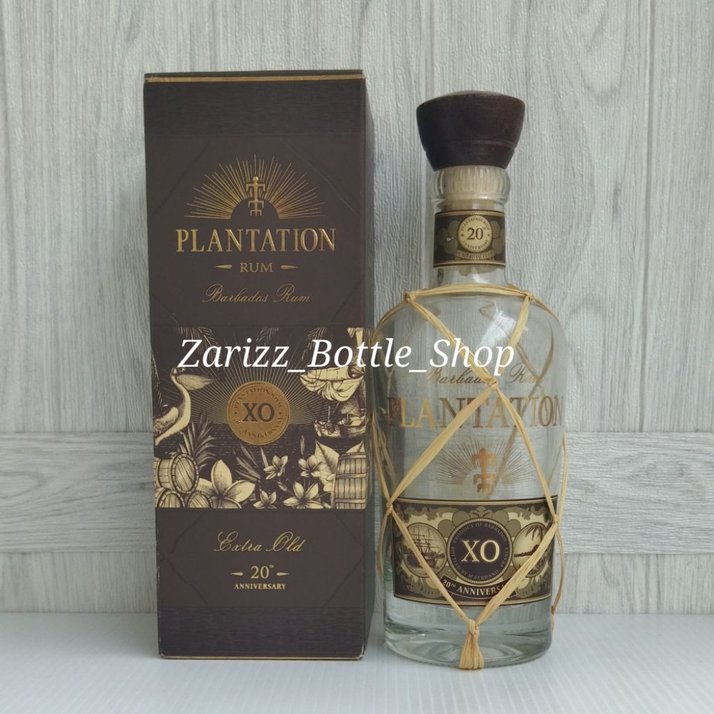 Botol Kosong Plantation Barbados Rum XO 20th Anniversary 700ml +  Box (B)