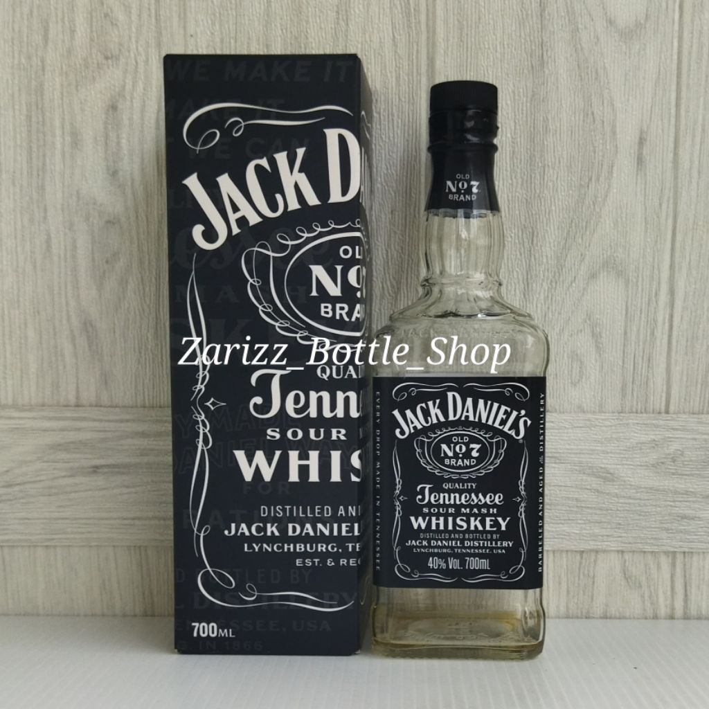 Botol Kosong Jack Daniels 700ml + Box