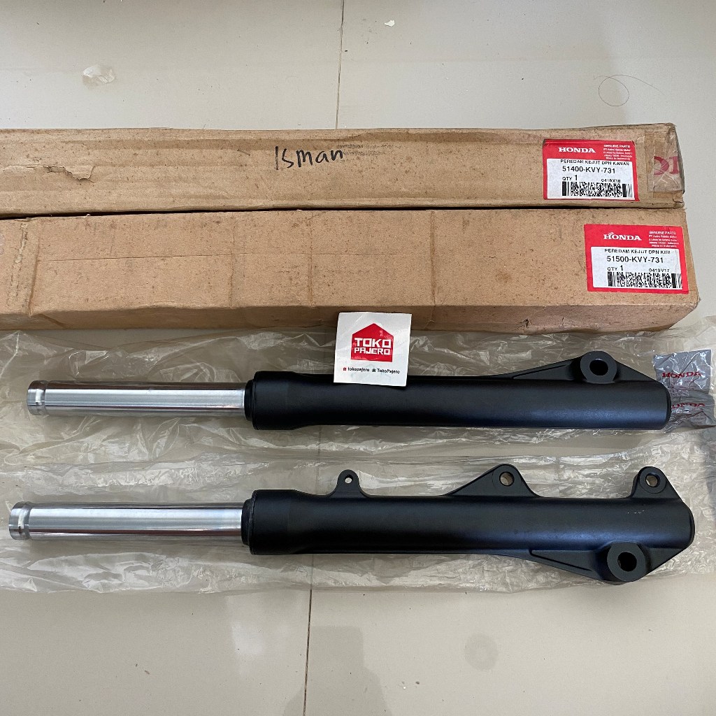 Shock Sok Assy Depan Kanan Kiri Beat Karbu Gen 2 Spakbor Atas Original AHM
