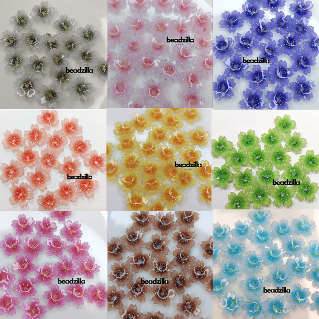 [10pcs] Bunga Shrink Paper Sakura Putik