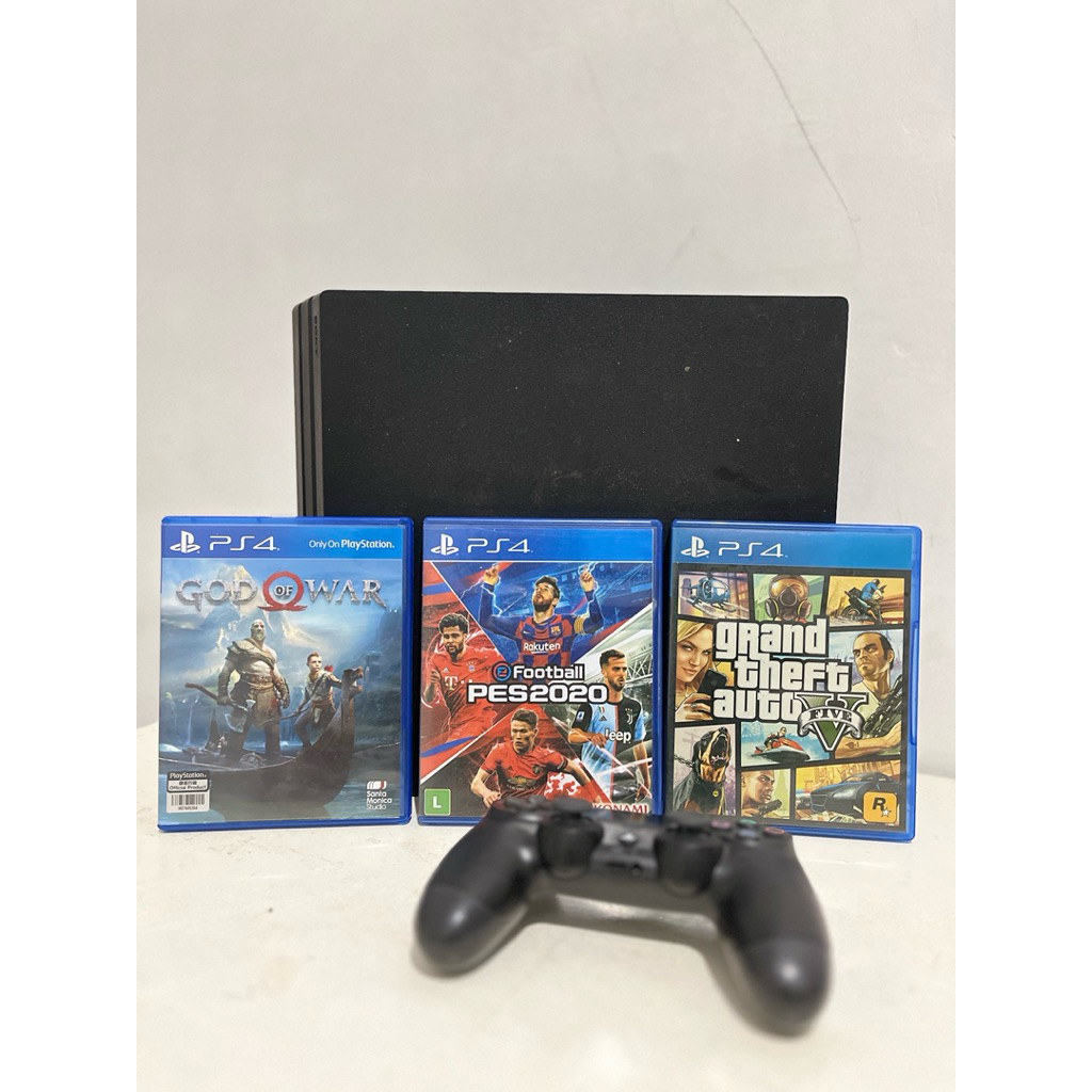 PS4 PRO 1TB ORI SERI 72 + KASET BD GAME