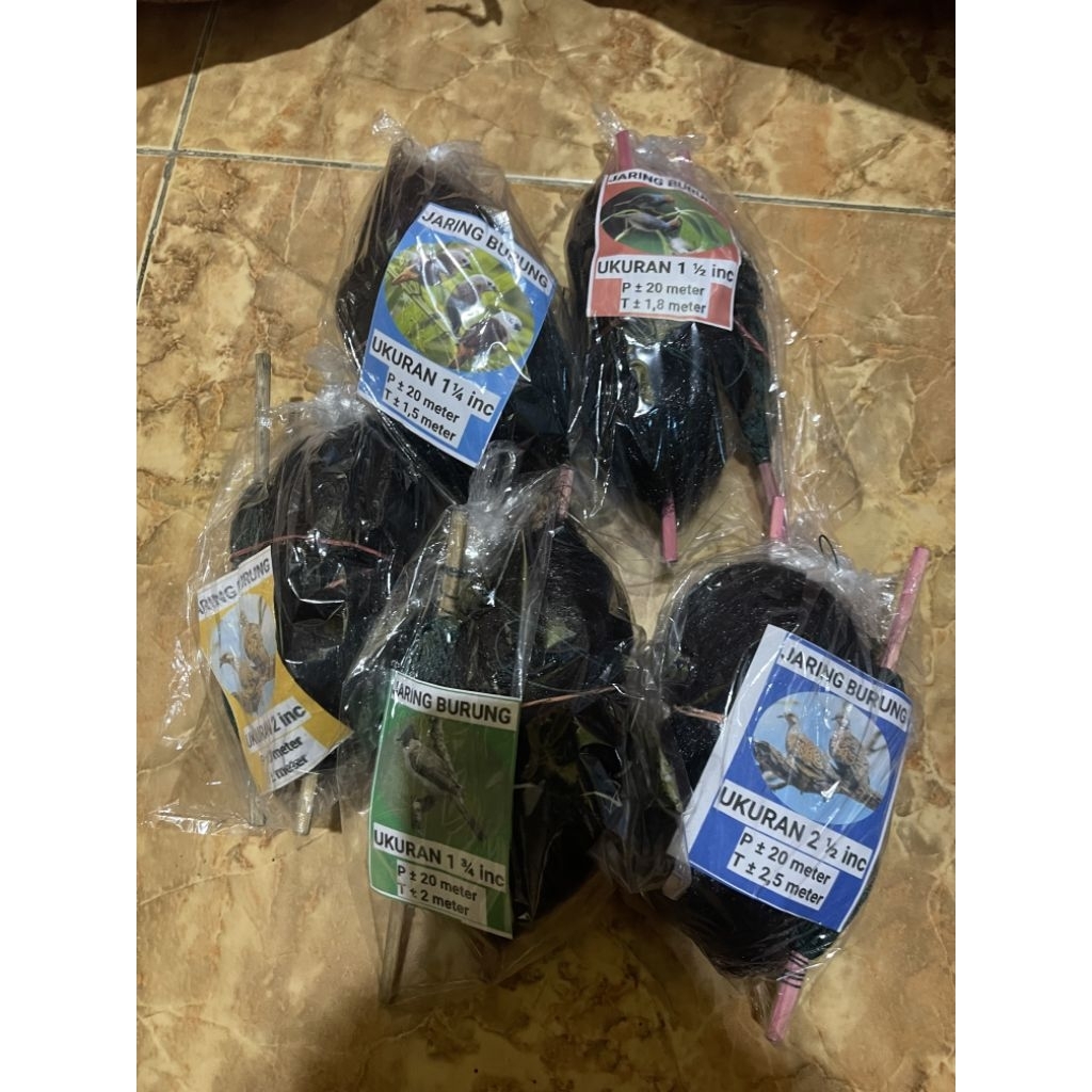 jaring burung siap pakai